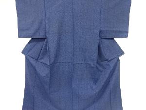 大正ロマン　亀甲に抽象花模様単衣着物